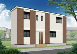 ～外観予想パース～
・計画段階の図面を描いたイメージ図です。また今後予告なく変更になる場合がございます。