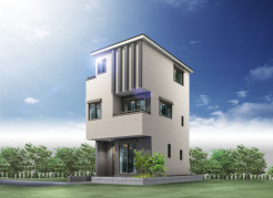 ~外観予想パース~
・計画段階の図面を描いたイメージ図です。また今後予告なく変更になる場合がございます。