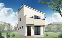 ~外観予想パース~
・計画段階の図面を描いたイメージ図です。また今後予告なく変更になる場合がございます。